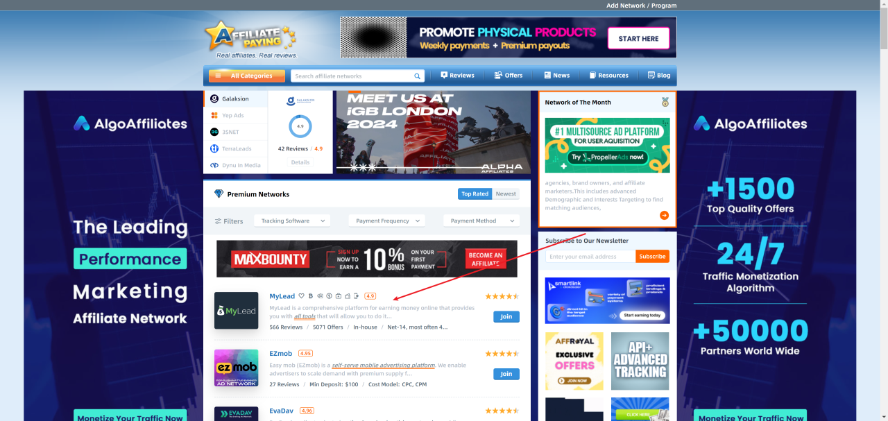 聊聊 mylead 联盟