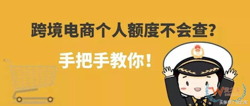 个人海关额度查询网站(一分钟教你如何查询剩余额度)
