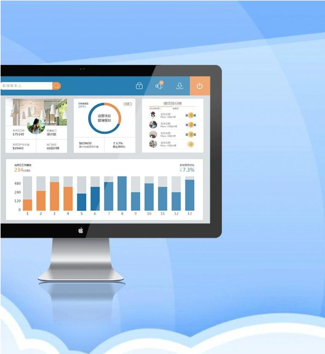 学会用OA系统去管理人员