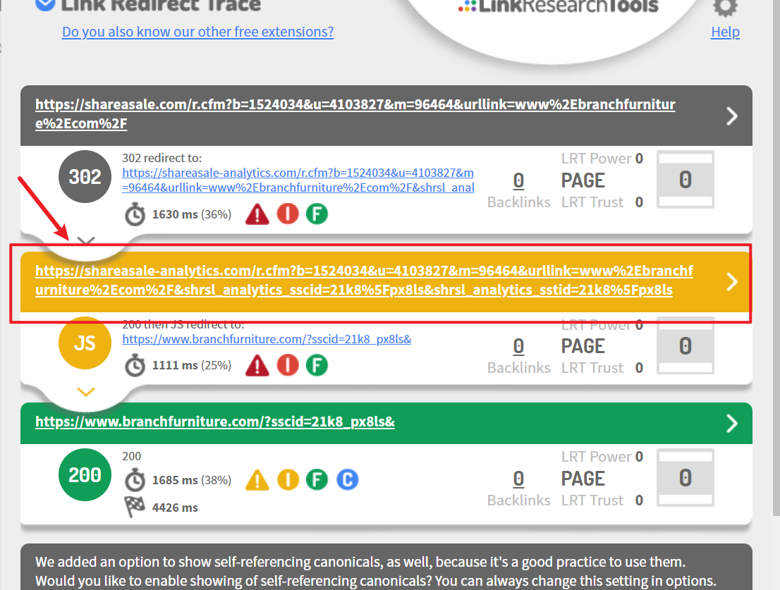 看看这个联盟的追踪链接跳转
