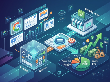 Shopify独立站谷歌广告预算设置全指南:基于利润模型的实操推算公式